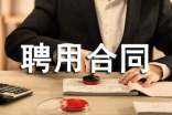 關(guān)于聘用合同的模板